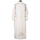 Ivory Alb with Folds and Chalice Embroidery Zipper s7