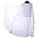 Wide white simple surplice s2