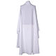Wide white simple surplice s4