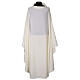 Ivory alb with pointed back collar s1