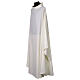 Ivory alb with pointed back collar s3