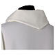 Ivory alb with pointed back collar s4