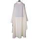 Ivory alb with pointed back collar s5