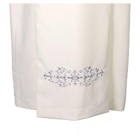 Light grey embroidered alb