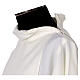 Aube plis broderie colombes gris clair s6