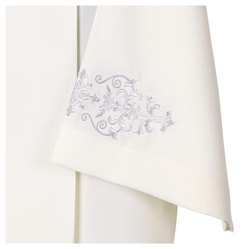 Camice piegoni ricamo grigio chiaro 4