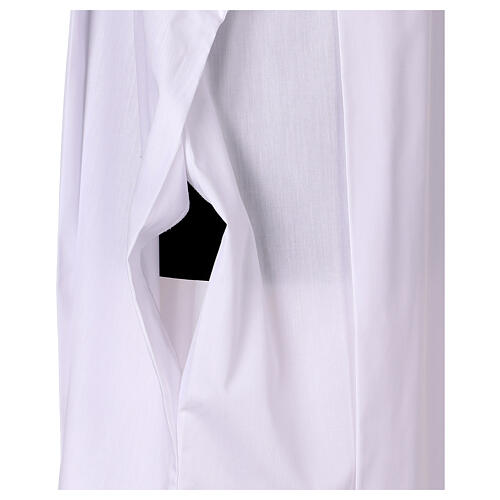 Light Gray Alb with Triple Gigliuccio Hemstitch 6