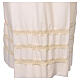 Ivory alb with three rounds of cream-coloured hemstitch s2