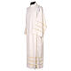 Ivory alb with three rounds of cream-coloured hemstitch s3