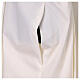 Ivory alb with three rounds of cream-coloured hemstitch s6