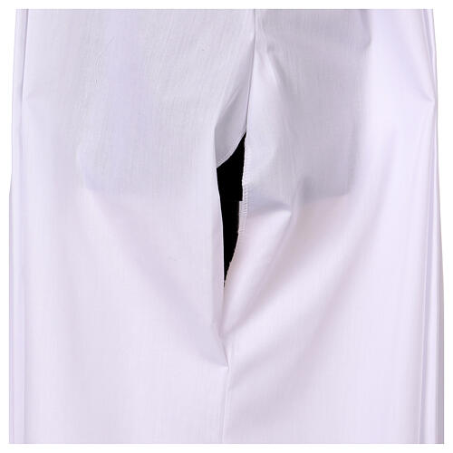 White alb with gold and green cross embroidery 6