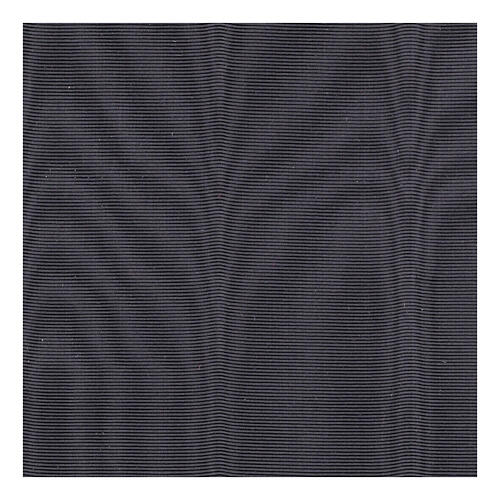 Talarzingulum schwarz – Viskose in Seidenoptik mit Moiré-Effekt, 12 cm 2