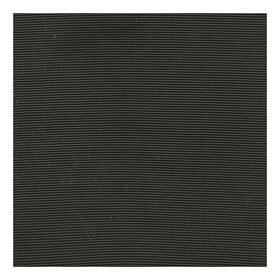 Black Silk-Effect Fringed Cassock Cincture 13 cm