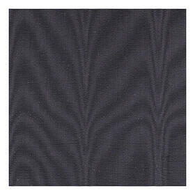 Faixa para batina de viscose efeito seda moiré preta 13 cm
