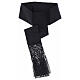 Cassock Cincture Black Silk-Set Fringe, 15 cm s3