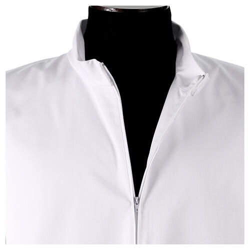 White Alb with Marian blue gigliuccio embroidery, Gamma 6