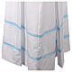 White Alb with Marian blue gigliuccio embroidery, Gamma s5