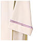 Alb with purple hemstitch and cross by Vebi Confezioni s4