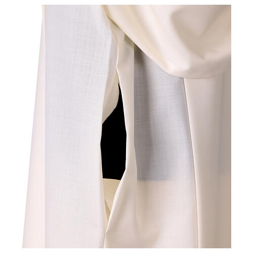 White Alb Embroidered Green Lily by Vebi Confezioni 6