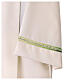 White Alb Embroidered Green Lily by Vebi Confezioni s4
