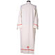 White priest alb with red and white gigliuccio cross by Vebi Confezioni s7