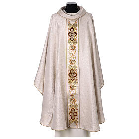 Ivory silk chasuble with filigree, 2025 Jubilee, Limited Edition by Gamma, 1/25