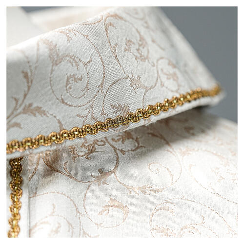 Ivory silk chasuble with filigree, 2025 Jubilee, Limited Edition by Gamma, 1/25 15