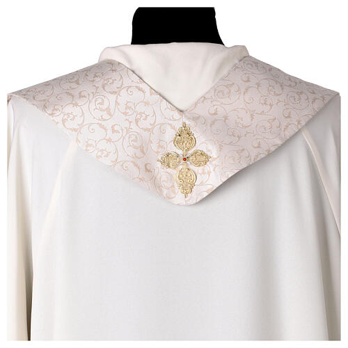 Ivory silk chasuble with filigree, 2025 Jubilee, Limited Edition by Gamma, 1/25 21