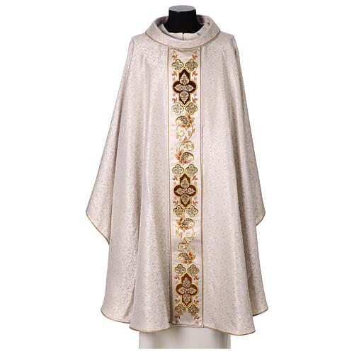 Chasuble et étole en soie avec filigrane éd. limitée 1/25 Jubilé 2025 Gamma 1