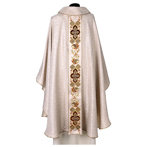 Chasuble et étole en soie avec filigrane éd. limitée 1/25 Jubilé 2025 Gamma 10