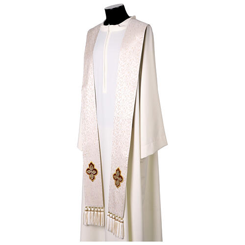 Chasuble et étole en soie avec filigrane éd. limitée 1/25 Jubilé 2025 Gamma 15