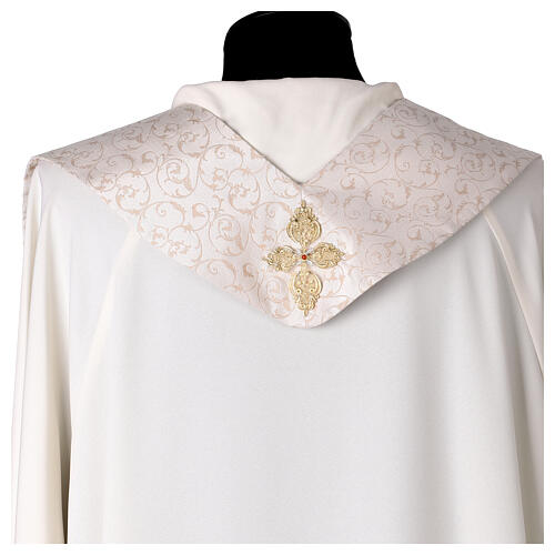 Chasuble et étole en soie avec filigrane éd. limitée 1/25 Jubilé 2025 Gamma 18