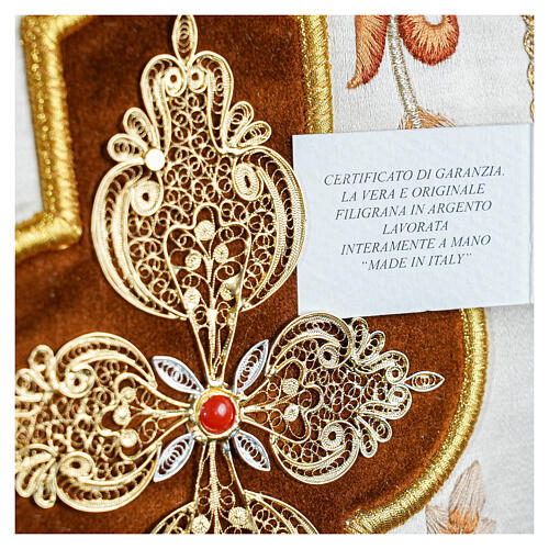 Chasuble et étole en soie avec filigrane éd. limitée 1/25 Jubilé 2025 Gamma 2