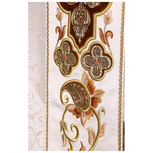 Chasuble et étole en soie avec filigrane éd. limitée 1/25 Jubilé 2025 Gamma 10