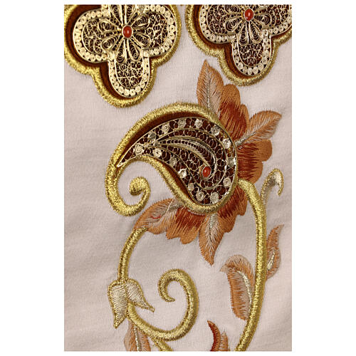 Chasuble et étole en soie avec filigrane éd. limitée 1/25 Jubilé 2025 Gamma 14