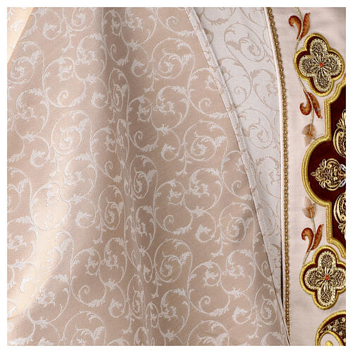 Chasuble et étole en soie avec filigrane éd. limitée 1/25 Jubilé 2025 Gamma 16