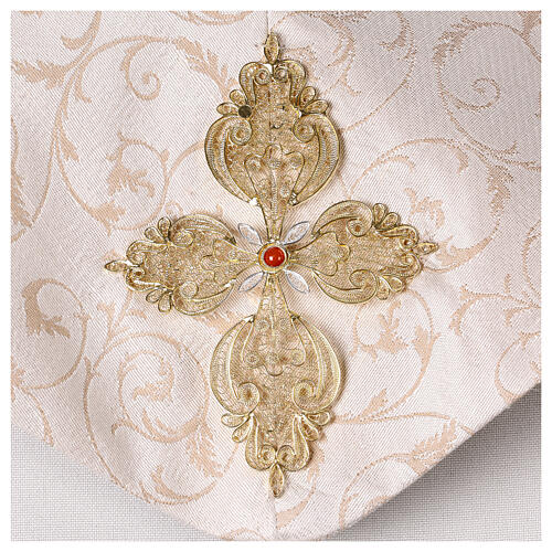 Chasuble et étole en soie avec filigrane éd. limitée 1/25 Jubilé 2025 Gamma 22
