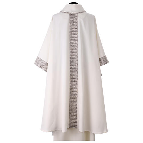 Machine-embroidered polyester chasuble by Gamma, Tau cross 9