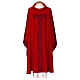 Machine-embroidered polyester chasuble by Gamma, Tau cross s2