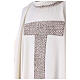 Machine-embroidered polyester chasuble by Gamma, Tau cross s5