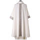 Machine-embroidered polyester chasuble by Gamma, Tau cross s9