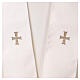 Machine-embroidered polyester chasuble by Gamma, Tau cross s11
