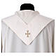 Chasuble Embroidered TAU Cross Machine-made Polyester Gamma s12