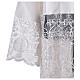 Cotta 80% cotone e 20% seta bianco seta con pizzo s3