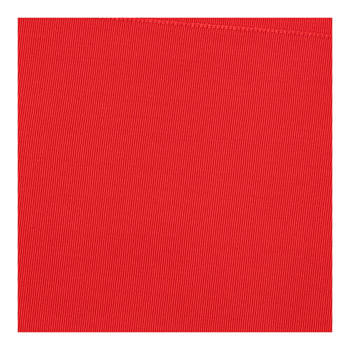 Fascia per talare con frangia rossa 35 cm 2