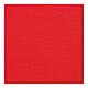 Fascia per talare con frangia rossa 35 cm s2