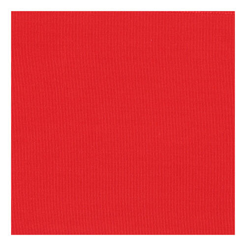 Red band cassock cincture with fringe, 35 cm 2