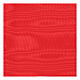 Fascia per talare effetto marezzato rossa frangia 35 cm s2