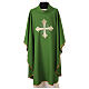 Polyester chasuble with embroidered cross, front and back s2