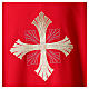 Chasuble en polyester avec broderie croix recto verso s8
